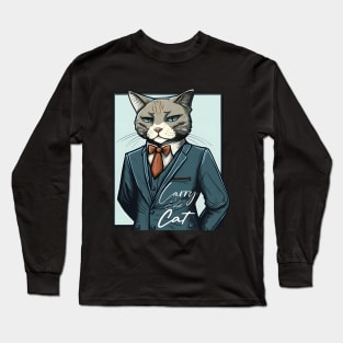 Larry The Cat Long Sleeve T-Shirt